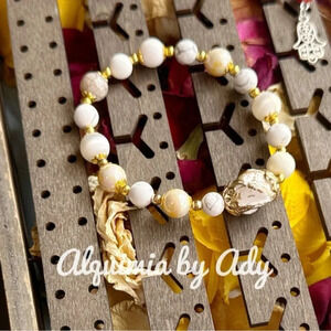 Alquimia White and Gold Bracelet